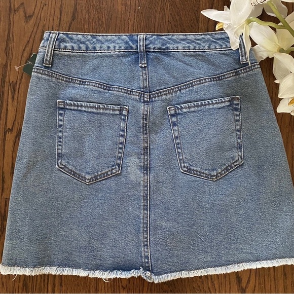 Wild Fable Blue Embellished A-Line Mini Skirt - Picture 3 of 7